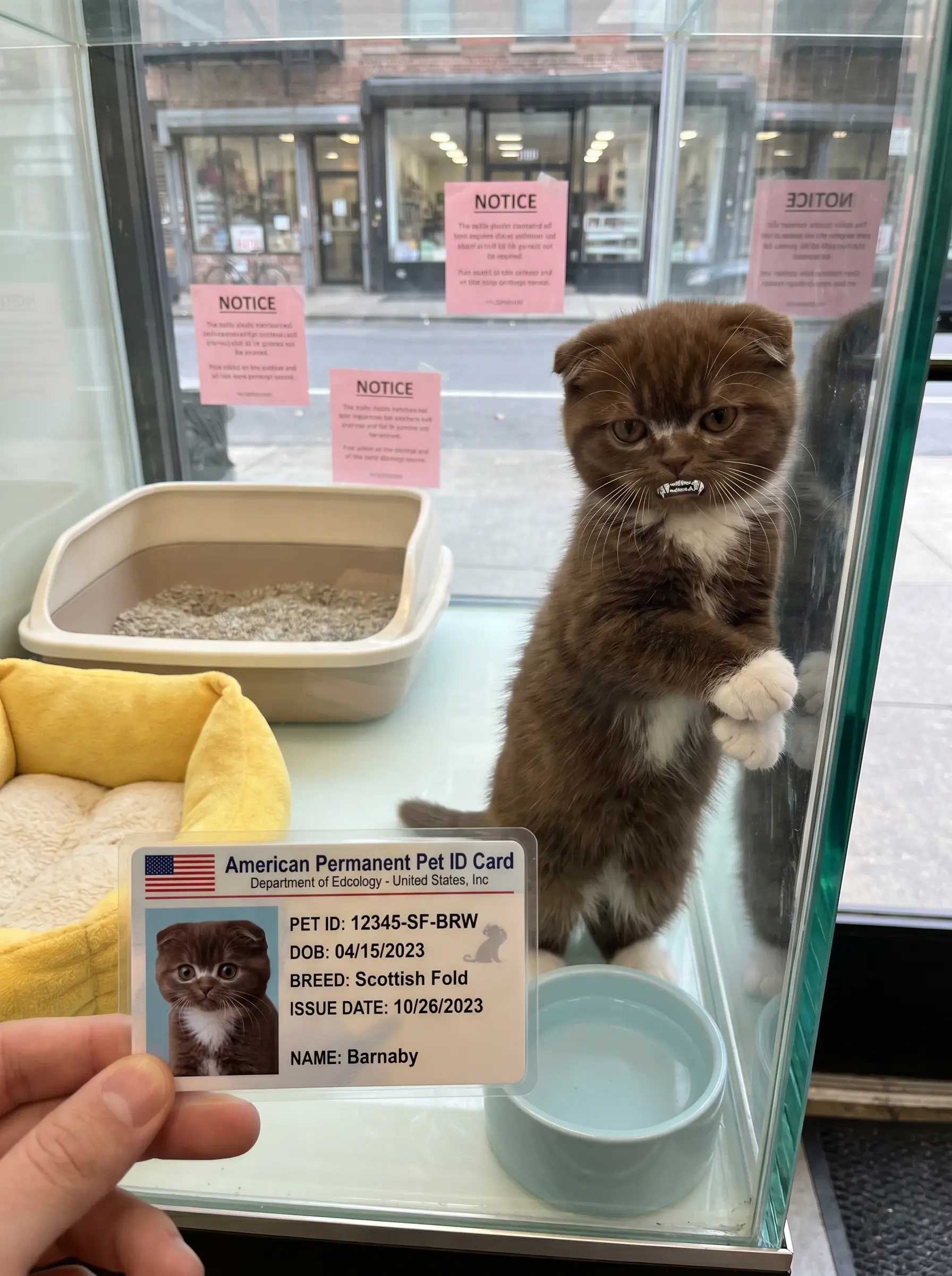social media -pet ID card