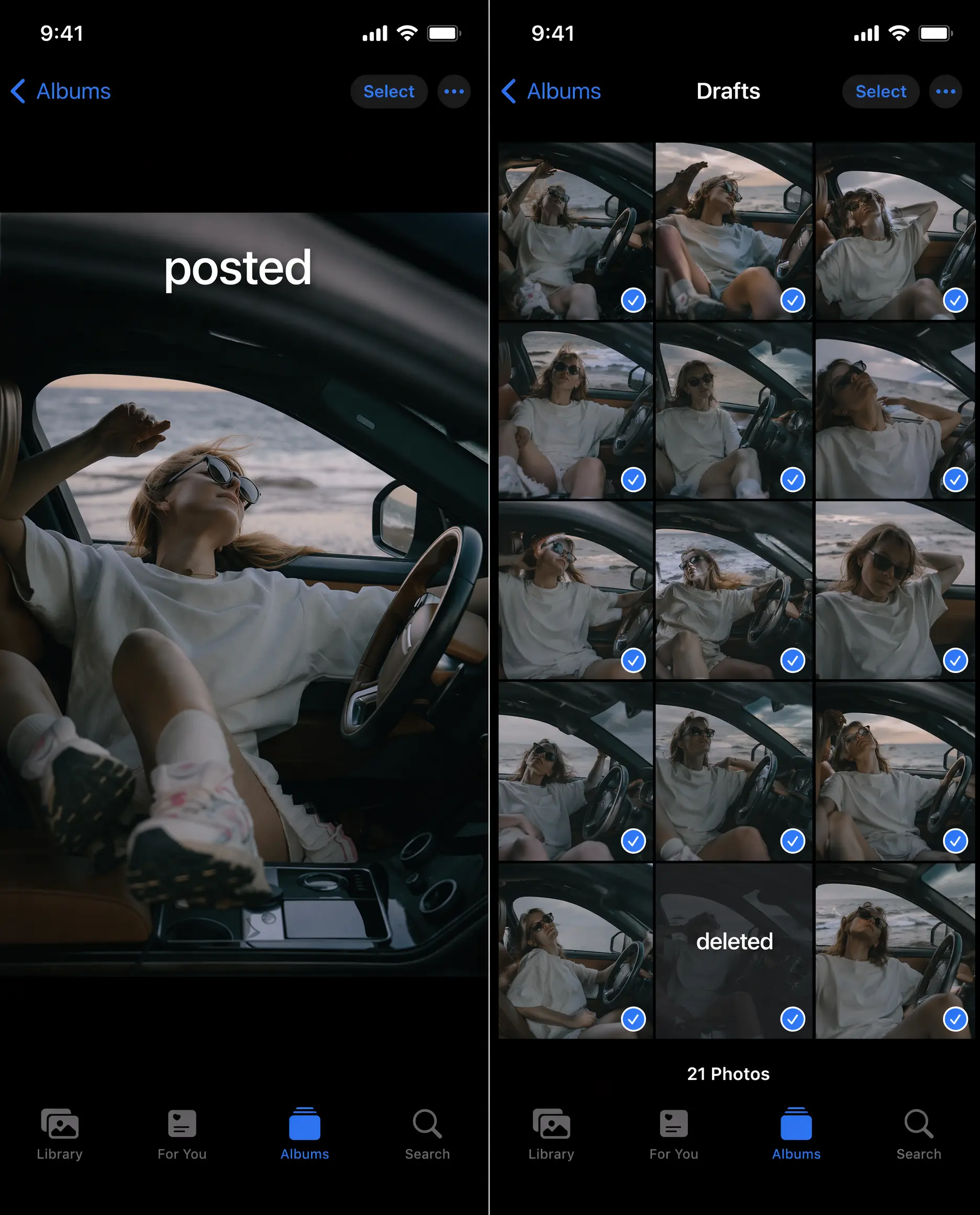 social media -Post & Drafts Meme