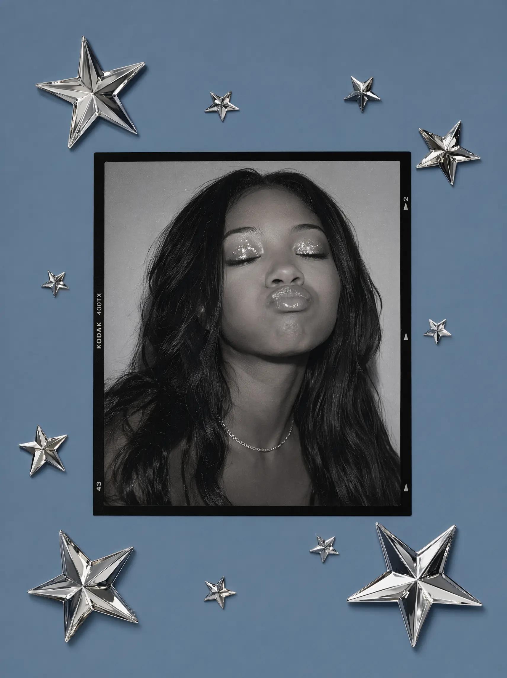 social media - Y2K Glitter Portrait