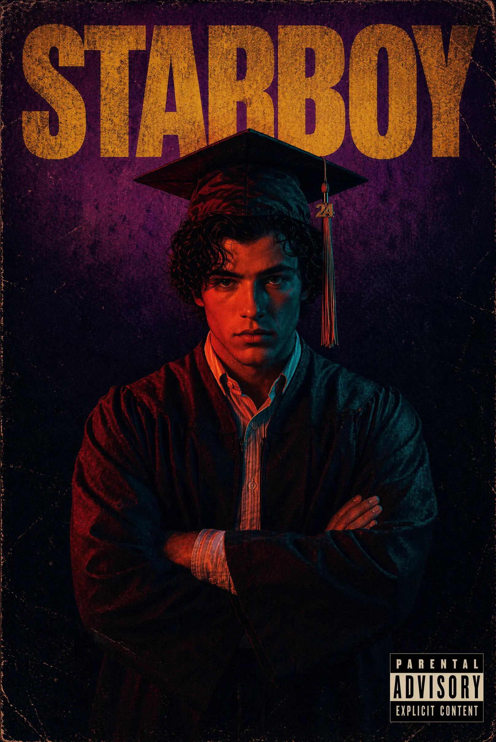 Graduation Ceremony Invitation-Starboy Album Cover
