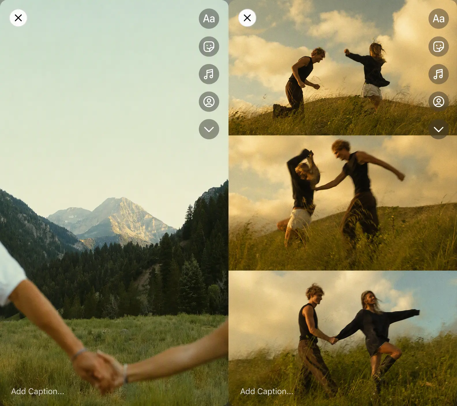 social media-Soft Film Collage