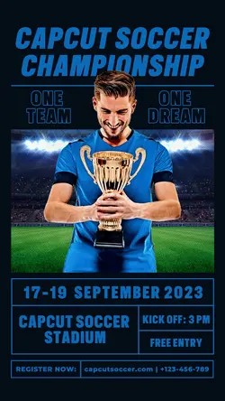 Other Soccer Competition Poster Instagram Story