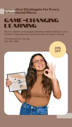 Education and training Menu