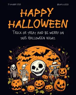 Happy Halloween Instagram Post Potrait