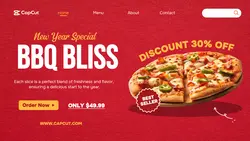 New Year Food Sale Twitter Post