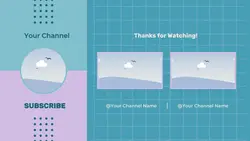 Non-marketing Youtube End Screen