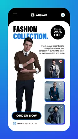 4 Multi-product Image + Men's Clothes Collection Promotion