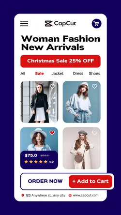 Woman Fashion New Arrivals Christmas Sale 4 Multi-product Image TikTok
