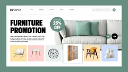 Furniture Display Promotion Website