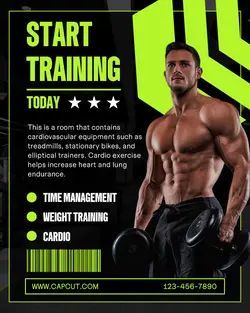 Fitness Gym Instagram Portrait 