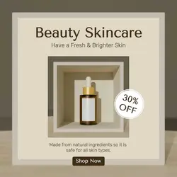 Beauty and Personal Care Promotion Skincare Instagram Post