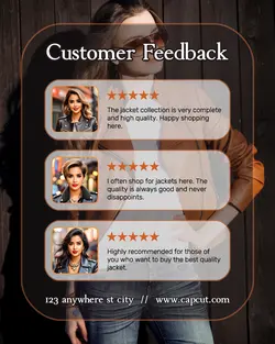 Fashion Customer Feedback Instagram Portrait