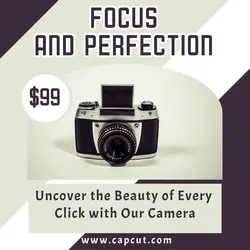 Electronic Camera Promotion Instagram Post