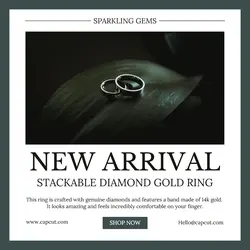 Ring Product Display Instagram Post Minimalist