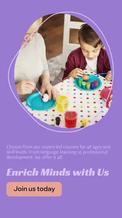 Education and training Menu