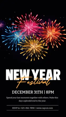 Other Industries New Year Party Instagram Story