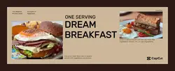 Food breakfast display e-commerce