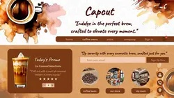 Food Coffee Promo Page