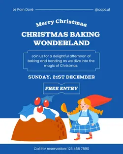 Christmas Event Baking Class Promotion Instagram Portrait