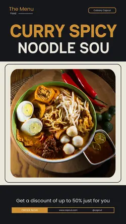 Indonesian Food Promotion Minimalist Instagram Story