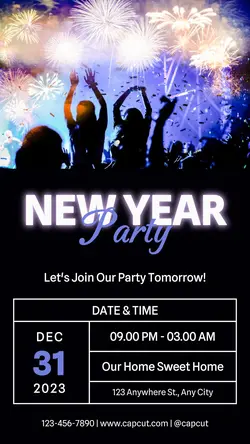 Other Industries New Years Party Instagram Story