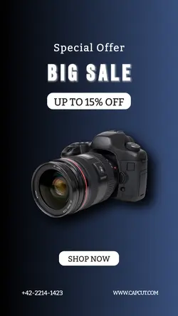 Electronic Camera Promotion Instagram Story