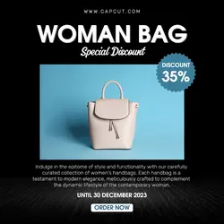 Fashion Woman Bag Promotion Instagram Post