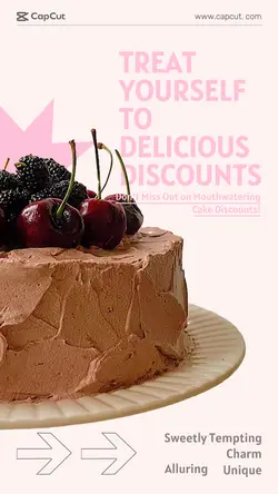 service cake promotion creative style