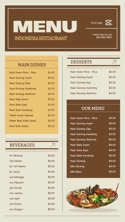 Food Indonesian Food Menu Instagram Story