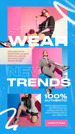 Multi Product Street wear instagram story