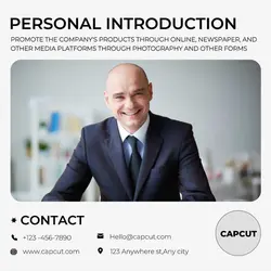 Business Introduction show Minimalist
