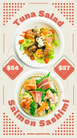 Food Japanese Seafood Instagram Story