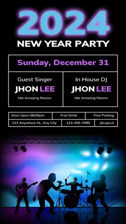 Other Industries 2024 New Year Party Promotion