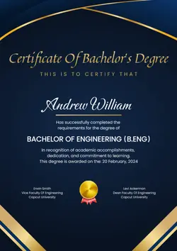 Non-Marketing Degree Certificate