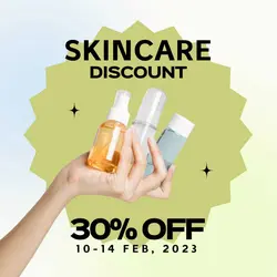 Gradient Minimal Skincare Promo Instagram Post