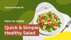 YouTube Thumbnail Learning Make Healthy Salad
