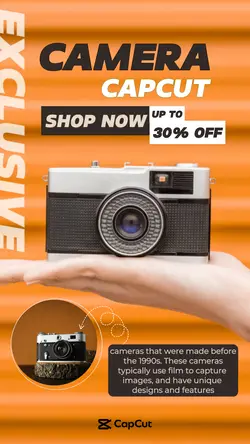 ELECTRONIC CAMERA INSTAGRAM SALE STORY