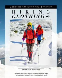Clothing & Shoes Hiking clothing Event promotion