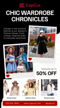 Women's Wardobe Promotion TikTok Post