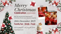 Merry Chirstmas Celebration Facebook Cover