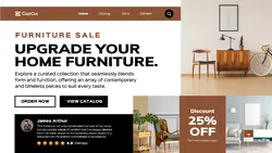 Home Furniture Sale Promotion Website