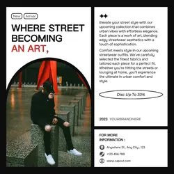 Fashion Streetwear Discount Offer Instagram Feed