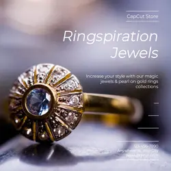 Jewelry Rings Product Display Instagram Post