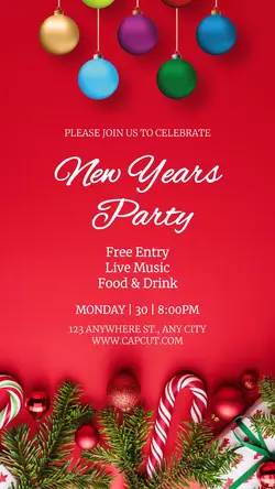 Other Industries New Years Party Instagram Story