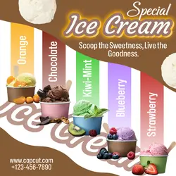 food ice cream promotion facebook post