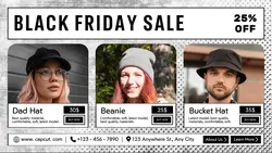 Black Friday Fashion Promotion Twitter Post