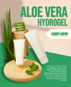 Promotion aloevera gel Instagram Post