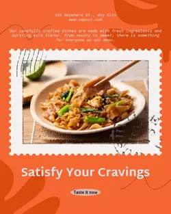 Foods & Beverage Menu