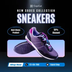 Sneakers Collection Sale Instagram Post Gradient Modern