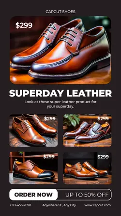 Fashion Man Leather Shoes Sale Promotion TikTok